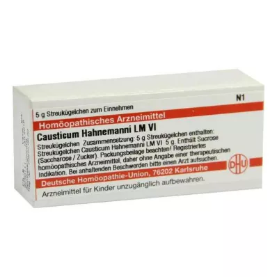 CAUSTICUM HAHNEMANNI LM VI Globule, 5 g CAUSTICUM HAHNEMANNI LM VI Globule, 5 g
