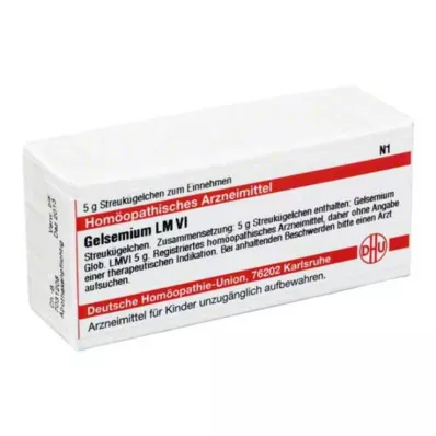 GELSEMIUM LM VI Globule, 5 g GELSEMIUM LM VI Globule, 5 g