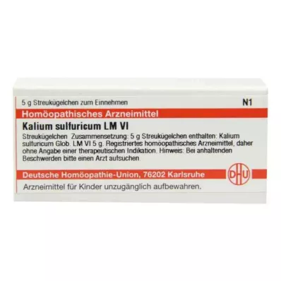 KALIUM SULFURICUM LM VI Globule, 5 g