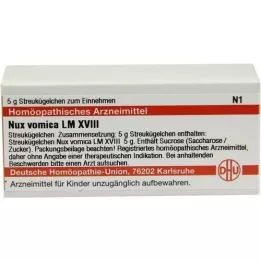 NUX VOMICA LM XVIII Globule, 5 g