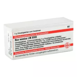 NUX VOMICA LM XVIII Globule, 5 g
