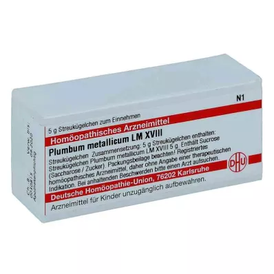 PLUMBUM METALLICUM LM XVIII Globule, 5 g PLUMBUM METALLICUM LM XVIII Globule, 5 g