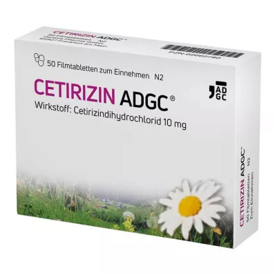 CETIRIZIN ADGC Filmom obložene tablete, 50 kom