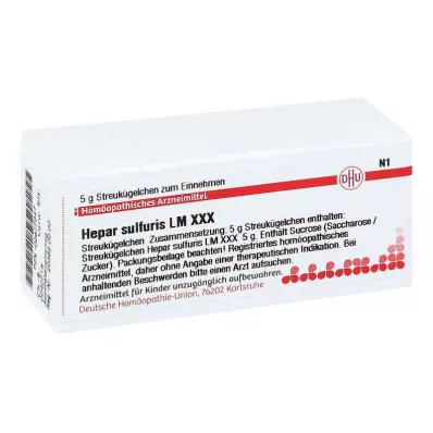 HEPAR SULFURIS LM XXX Globule, 5 g HEPAR SULFURIS LM XXX Globule, 5 g