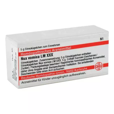 NUX VOMICA LM XXX Globule, 5 g NUX VOMICA LM XXX Globule, 5 g