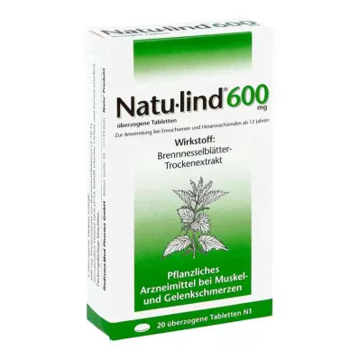 NATULIND 600 mg obložene tablete, 20 kom