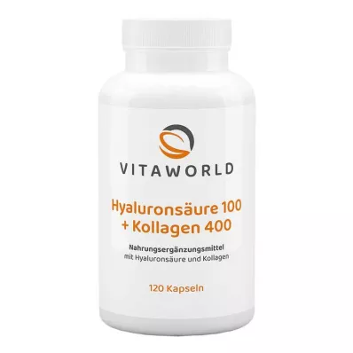HYALURONSÄURE 100+Collagen 400 kapsula, 120 kom HYALURONSÄURE 100+Collagen 400 kapsula, 120 kom
