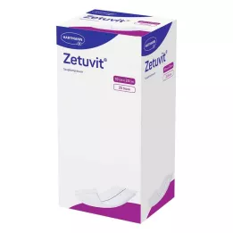 ZETUVIT Sukcijske komprese sterilne 10x20 cm, 25 kom