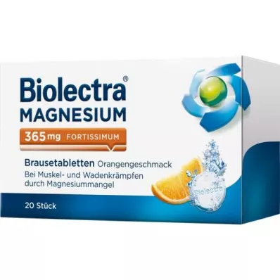 BIOLECTRA Magnezij 365 mg fortissimum Orange, 20 kom