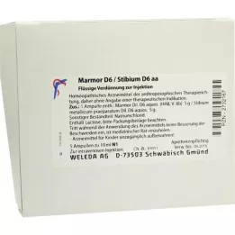 MARMOR D 6/Stibium D 6 aa ampula, 5X10 ml