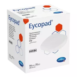 EYCOPAD Komprese za oči 56x70 mm sterilne, 25 komada