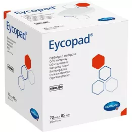 EYCOPAD Komprese za oči 70x85 mm sterilne, 25 komada
