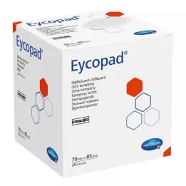 EYCOPAD Komprese za oči 70x85 mm sterilne, 25 komada