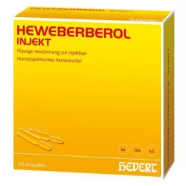 HEWEBERBEROL injekcijske ampule, 100 kom