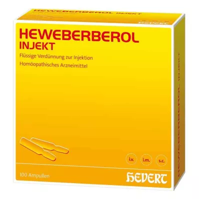 HEWEBERBEROL injekcijske ampule, 100 kom