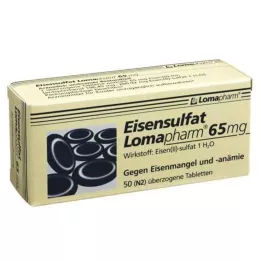 EISENSULFAT Lomapharm 65 mg obložene tab., 50 kom