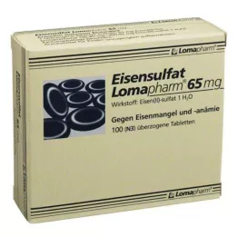 EISENSULFAT Lomapharm 65 mg obložene tab., 100 kom