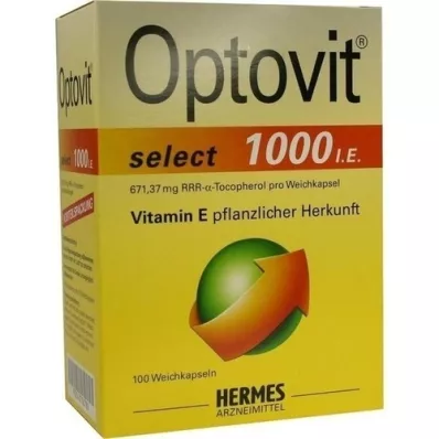 OPTOVIT odaberite kapsule od 1000 IU, 100 komada