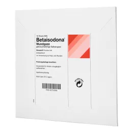 BETAISODONA Gaza za ranu 10x10 cm, 10 kom