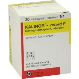 KALINOR retard P 600 mg kapsule tvrde, 20 kom