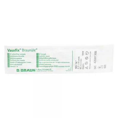 VASOFIX Smeđa cijev 18 G 45 mm zelena, 1 kom VASOFIX Smeđa cijev 18 G 45 mm zelena, 1 kom