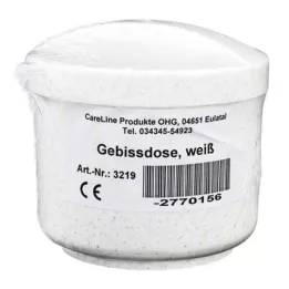 GEBISSDOSE s umetkom i poklopcem bijeli, 1 kom