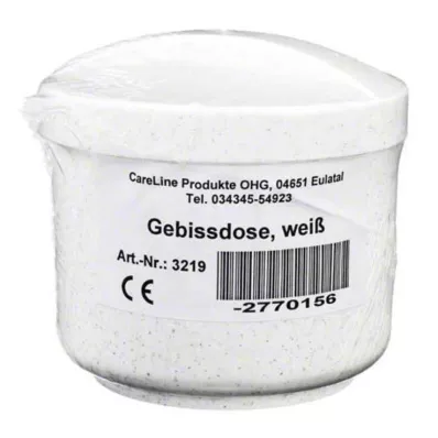 GEBISSDOSE s umetkom i poklopcem bijeli, 1 kom GEBISSDOSE s umetkom i poklopcem bijeli, 1 kom