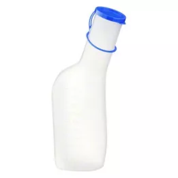 URINFLASCHE Mann plastika 1 l s čepom mliječna, 1 kom