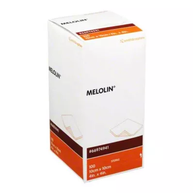 MELOLIN Oblozi za rane 10x10 cm sterilni, 100 kom