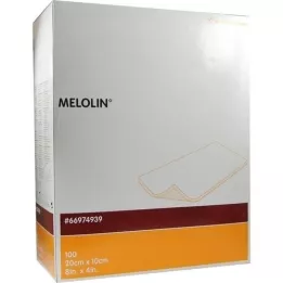 MELOLIN Oblozi za rane 10x20 cm sterilni, 100 kom