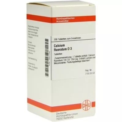 CALCIUM FLUORATUM D 3 tablete, 200 kom