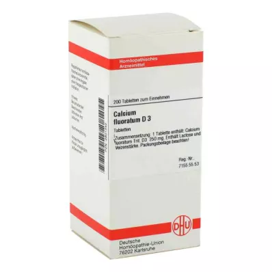 CALCIUM FLUORATUM D 3 tablete, 200 kom