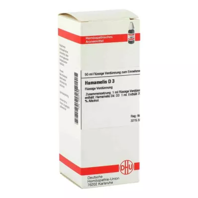 HAMAMELIS D 3 Razrjeđenje, 50 ml HAMAMELIS D 3 Razrjeđenje, 50 ml