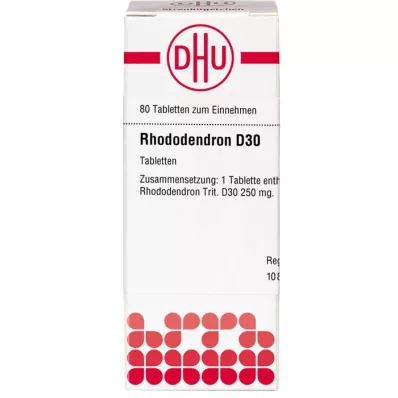 RHODODENDRON D 30 tableta, 80 kom