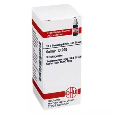 SULFUR D 200 globula, 10 g SULFUR D 200 globula, 10 g