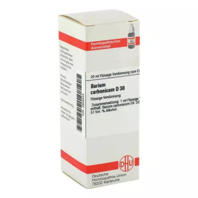 BARIUM CARBONICUM D 30 razrjeđenje, 20 ml