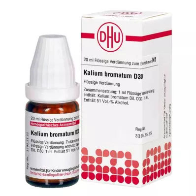 KALIUM BROMATUM D 30 razrjeđenje, 20 ml