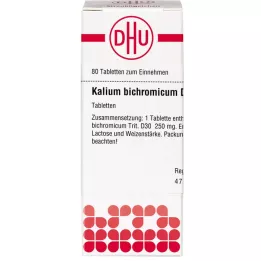 KALIUM BICHROMICUM D 30 tableta, 80 kom