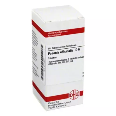 PAEONIA OFFICINALIS D 6 tableta, 80 kom