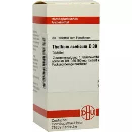 THALLIUM ACETICUM D 30 tableta, 80 kom