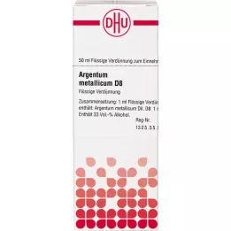 ARGENTUM METALLICUM D 8 Razrjeđenje, 50 ml