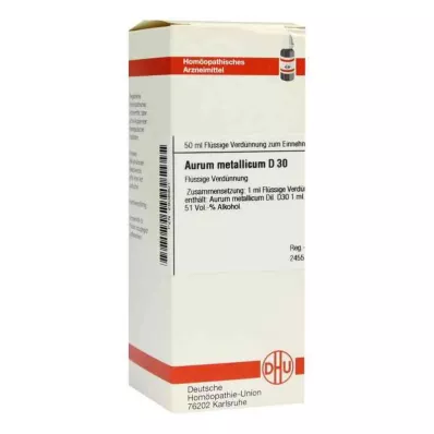 AURUM METALLICUM D 30 razrjeđenje, 50 ml AURUM METALLICUM D 30 razrjeđenje, 50 ml