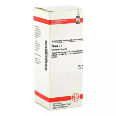CHINA D 4 razrjeđenje, 50 ml CHINA D 4 razrjeđenje, 50 ml
