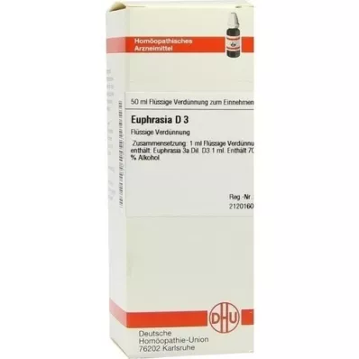 EUPHRASIA D 3 Razrjeđenje, 50 ml