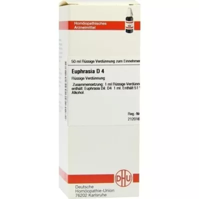 EUPHRASIA D 4 razrjeđenje, 50 ml