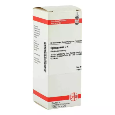 HYOSCYAMUS D 4 razrjeđenje, 50 ml