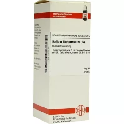 KALIUM BICHROMICUM D 4 razrjeđenje, 50 ml