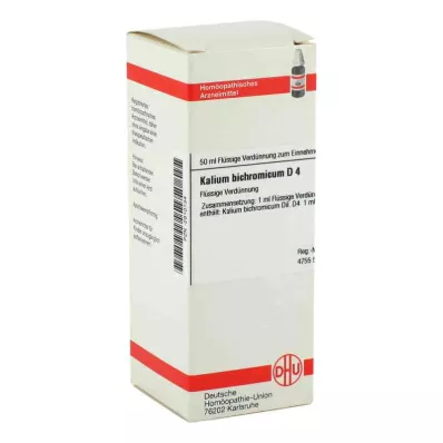KALIUM BICHROMICUM D 4 razrjeđenje, 50 ml KALIUM BICHROMICUM D 4 razrjeđenje, 50 ml