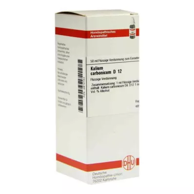KALIUM CARBONICUM D 12 Razrjeđenje, 50 ml KALIUM CARBONICUM D 12 Razrjeđenje, 50 ml