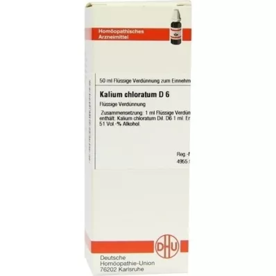 KALIUM CHLORATUM D 6 Razrjeđenje, 50 ml